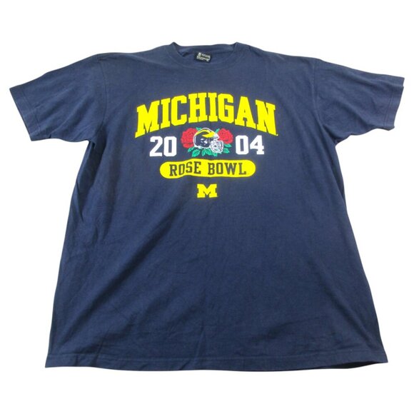 Michigan Wolverines T-Shirt Mens XL Navy Gear For Sports NCAA Football Sports - Picture 1 of 7
